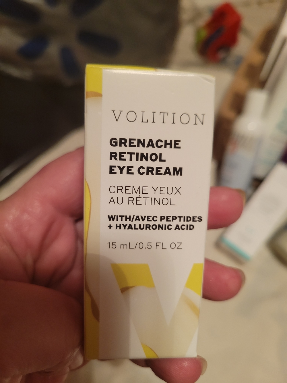 Grenache Retinol Eye Cream - Yellow
